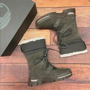 Timberland Women Jenness Falls WP Insulated Boot Olive Suede